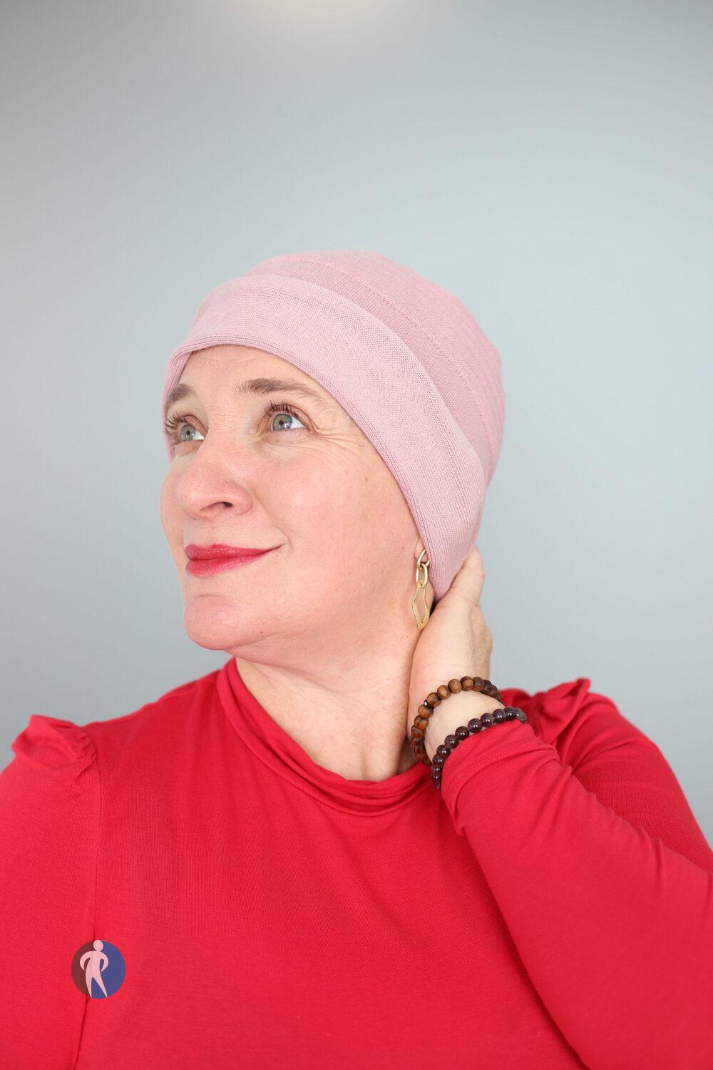 Turbante Rosa Algodón Style - Imagen 2