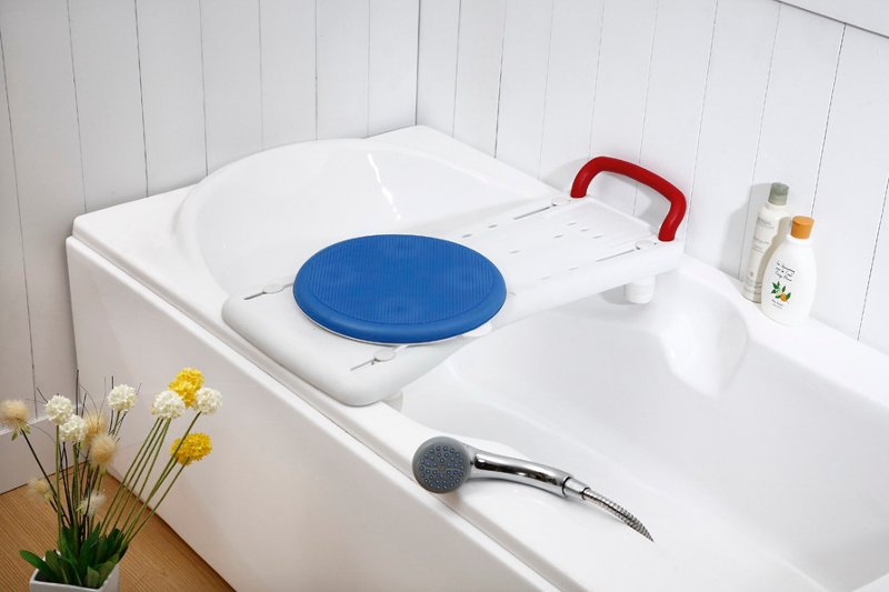 Froadp Asiento Tabla Bañera de Baño Para Sentarse Asiento de Baño 41-63cm  Distancia Ajustable Asiento